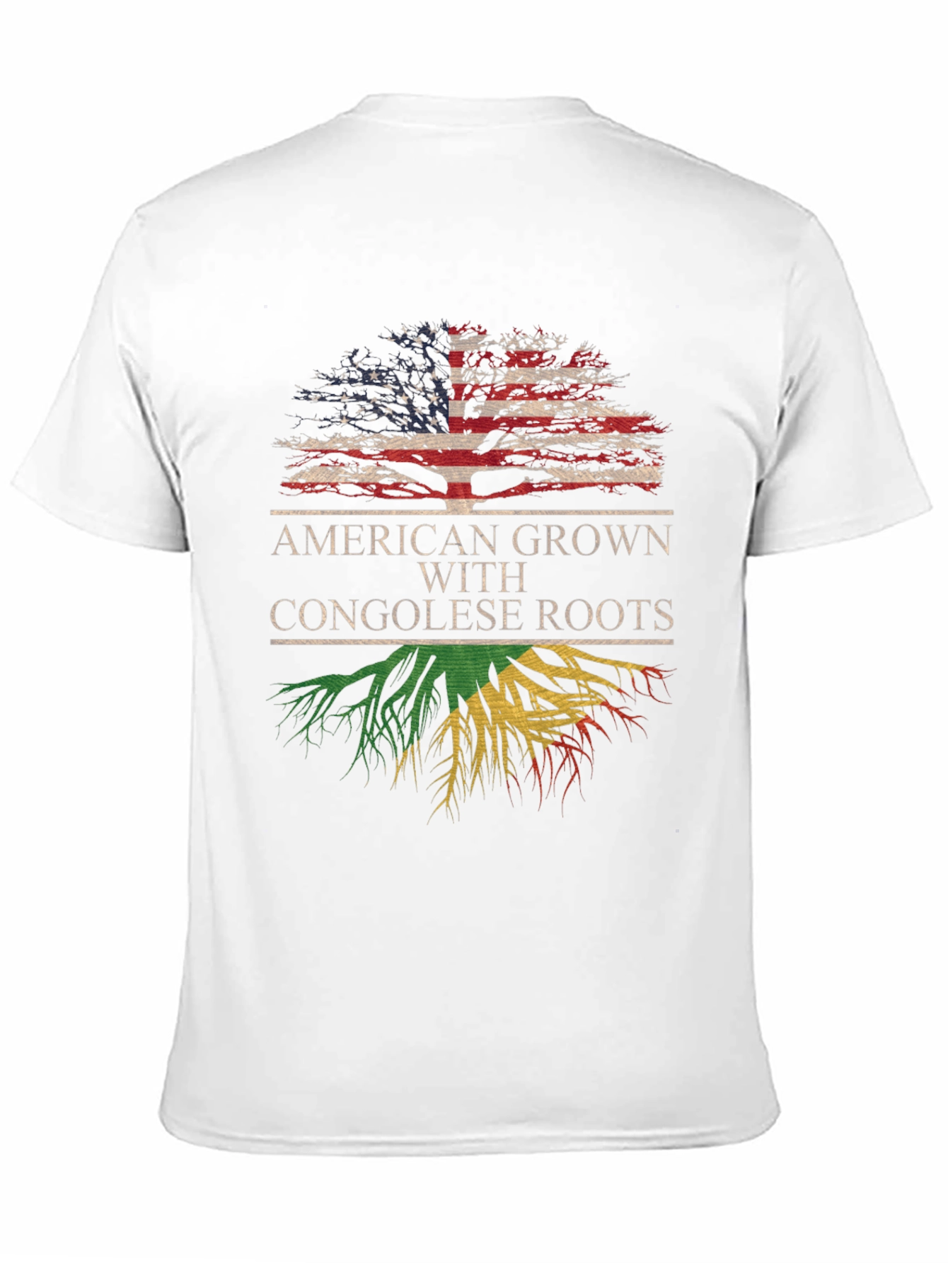 American Grown Congolese Roots T-Shirt