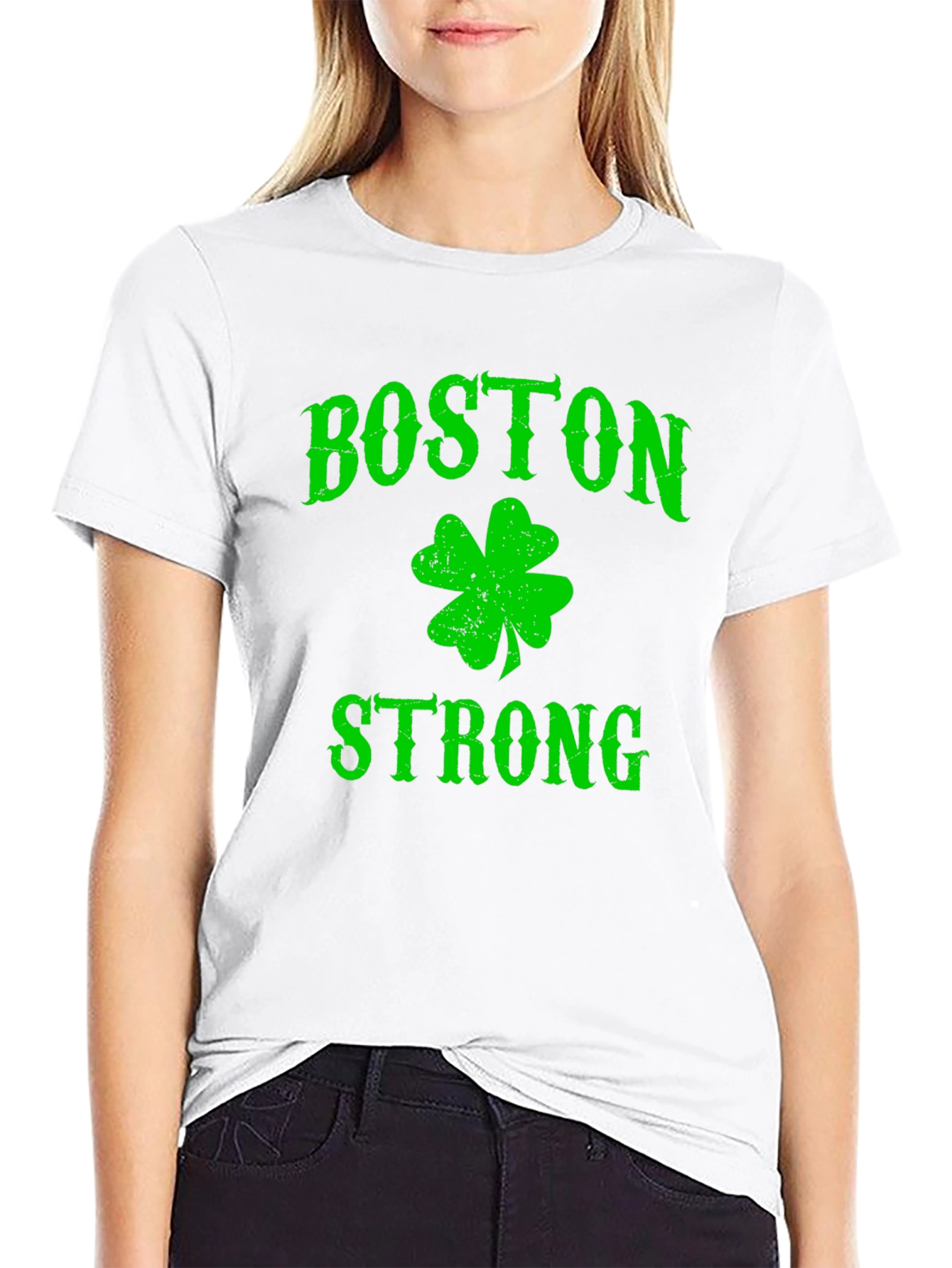 Boston Strong Shamrock Graphic Tee - Classic Fit