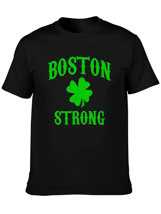 Boston Strong Shamrock Graphic Tee - Classic Fit