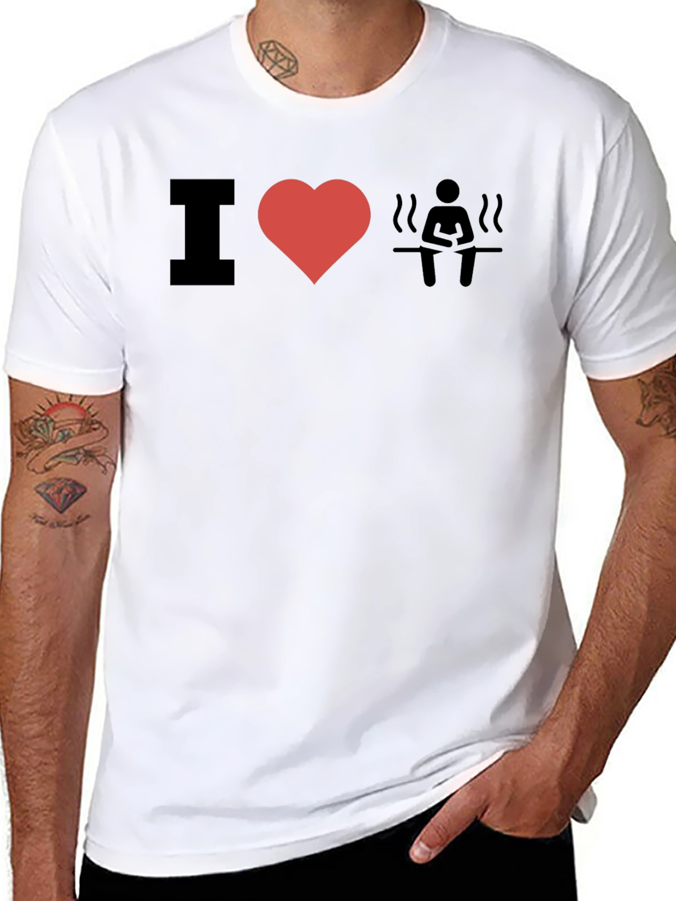 I Heart Sauna T-Shirt - Relax in Style