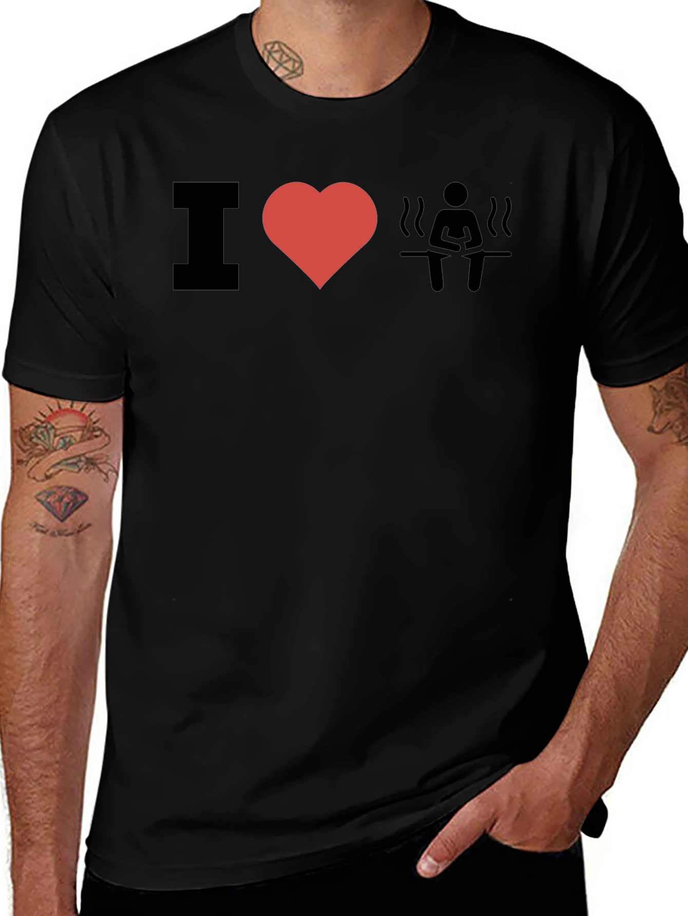 I Heart Sauna T-Shirt - Relax in Style