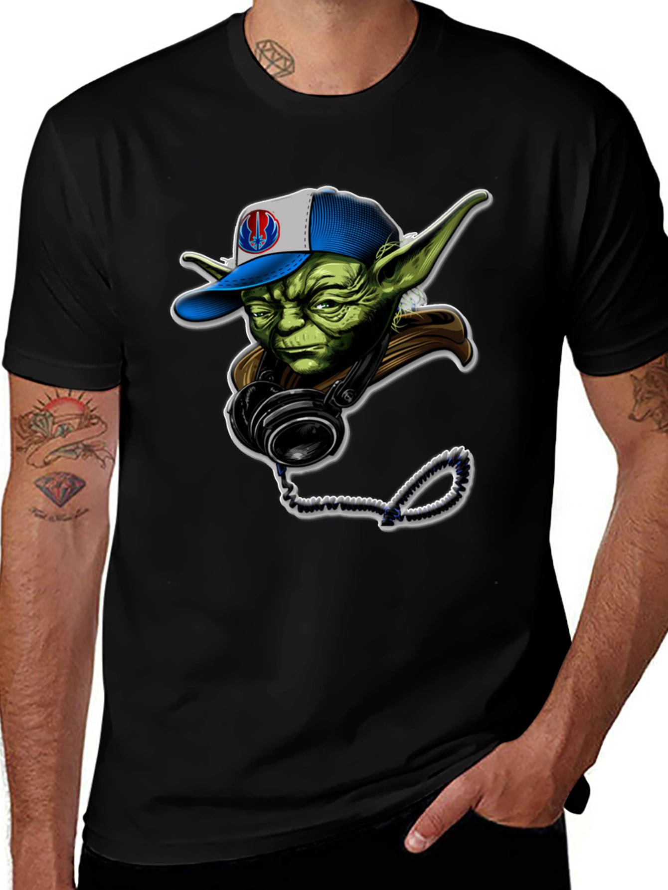 Yoda DJ T-Shirt - Cool Unique and Fun