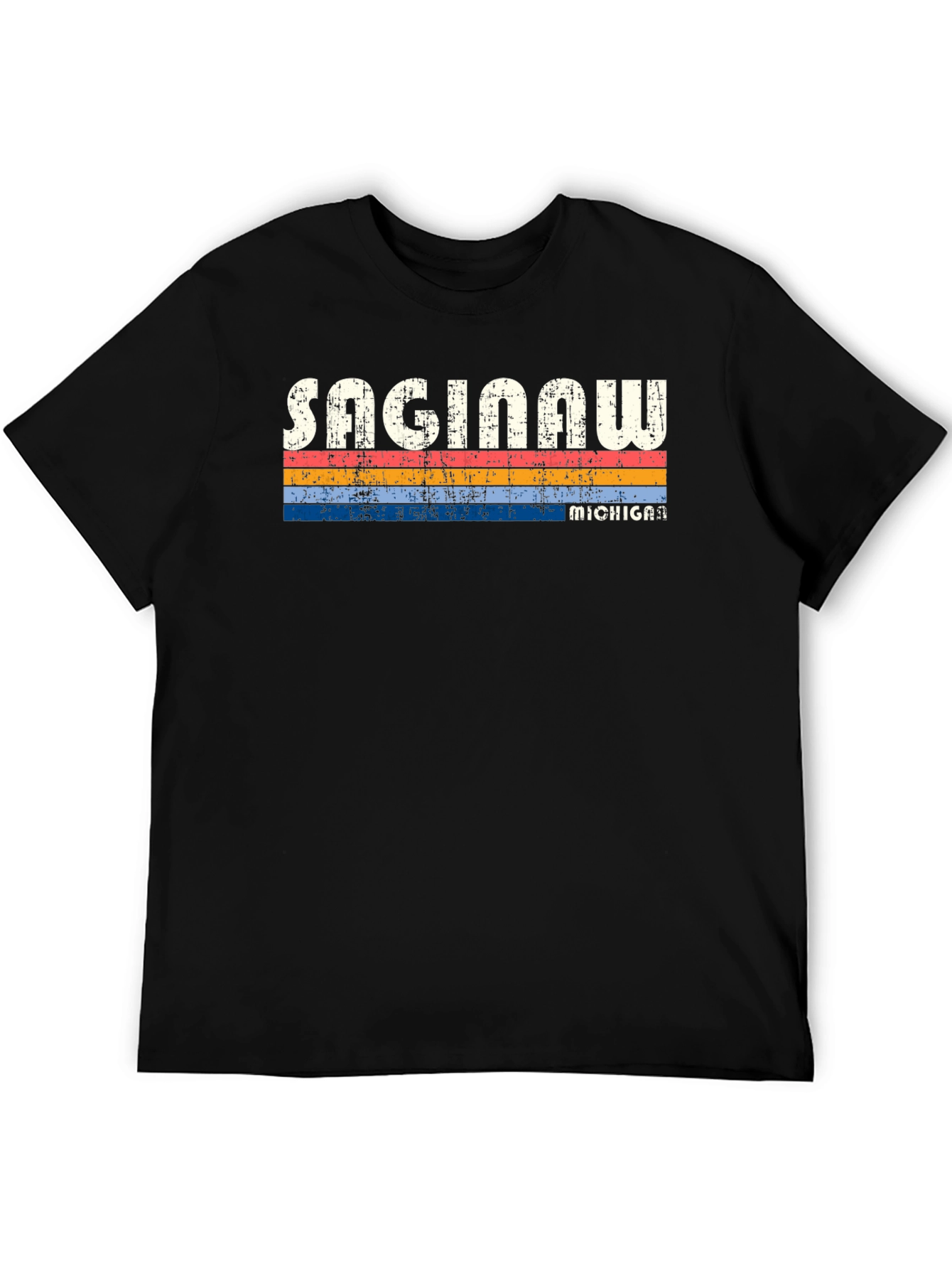 Saginaw Michigan Retro T-Shirt