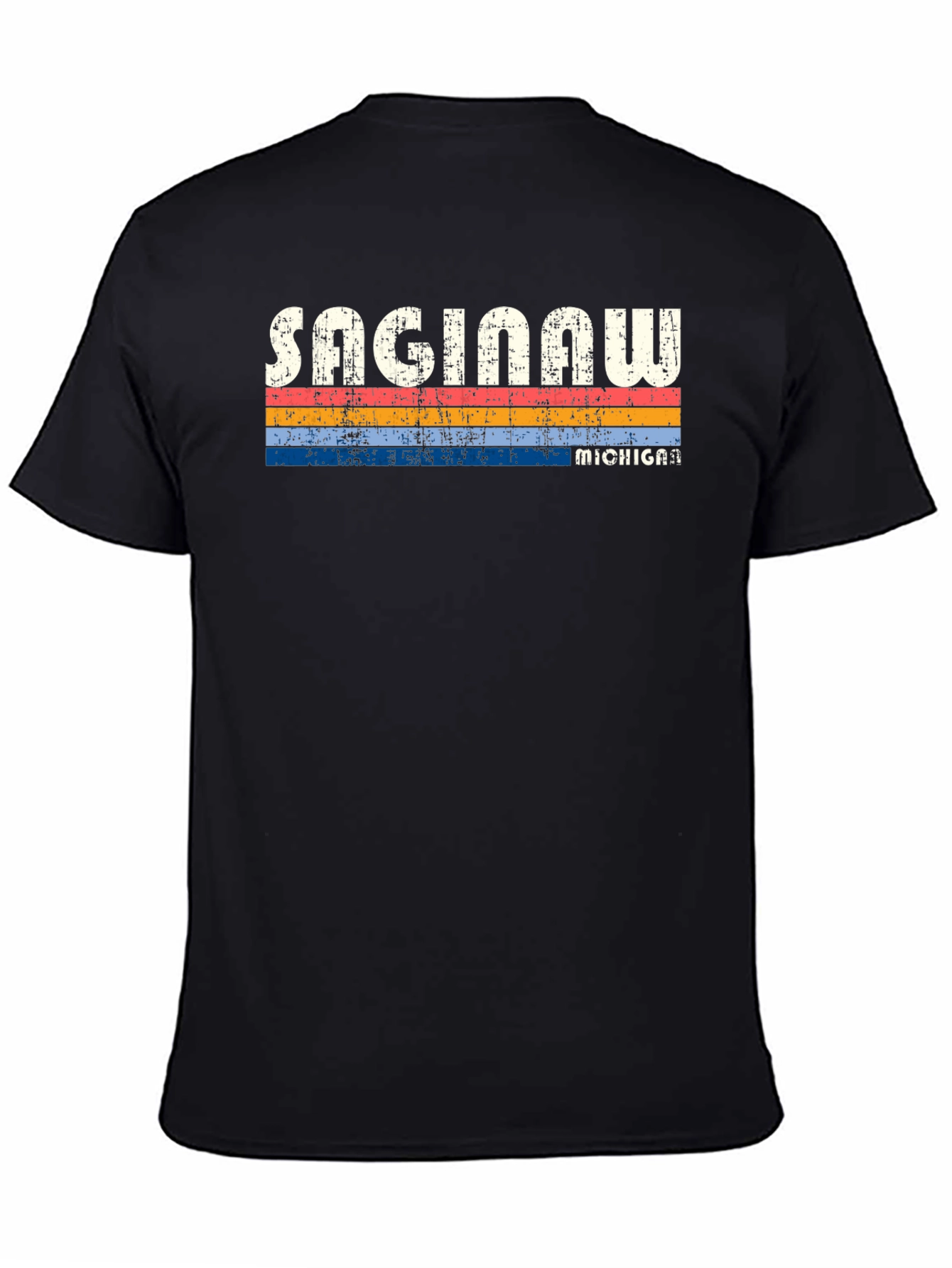 Saginaw Michigan Retro T-Shirt