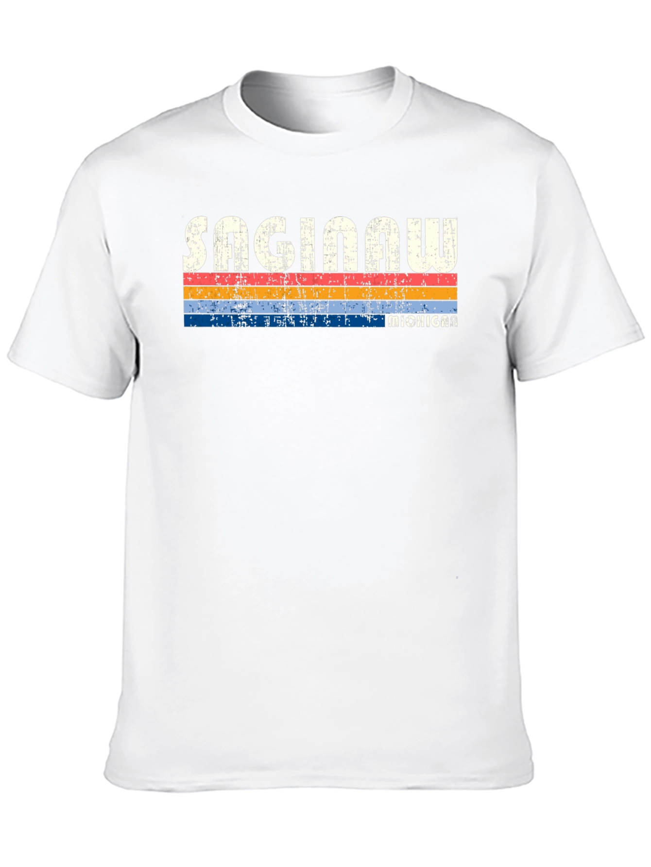 Saginaw Michigan Retro T-Shirt