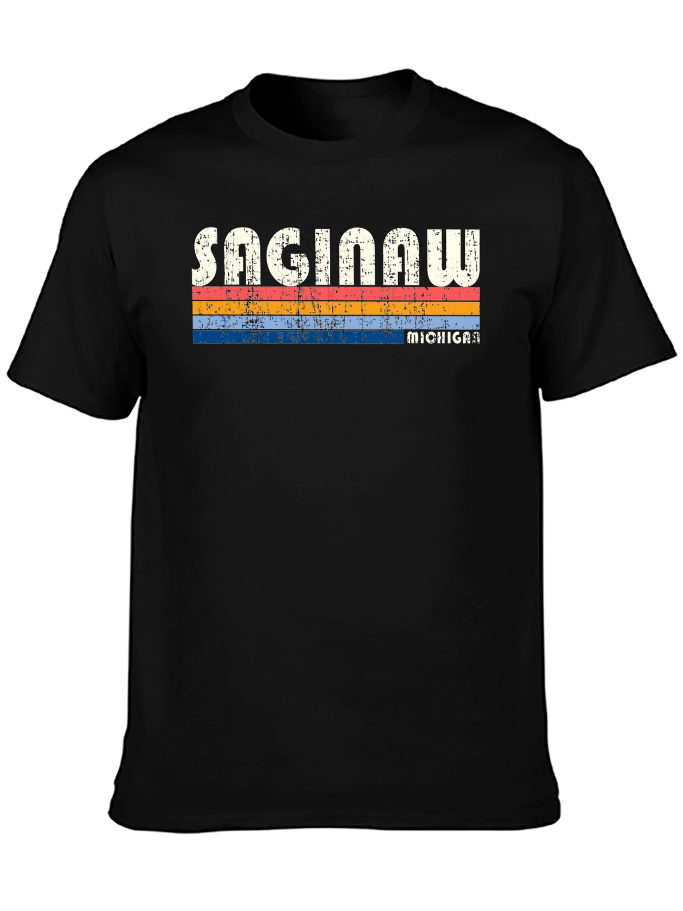 Saginaw Michigan Retro T-Shirt