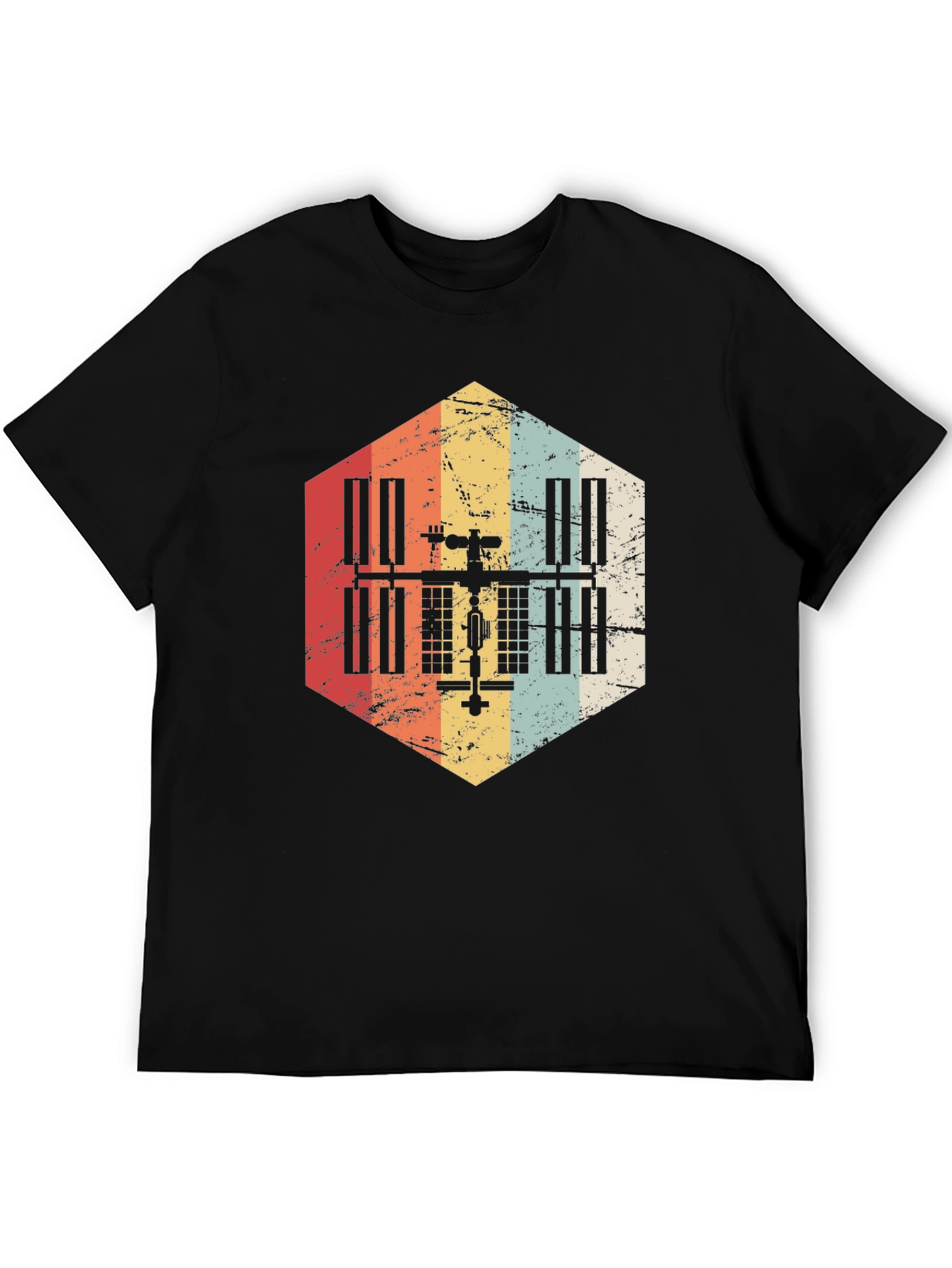 Retro Space Station T-Shirt