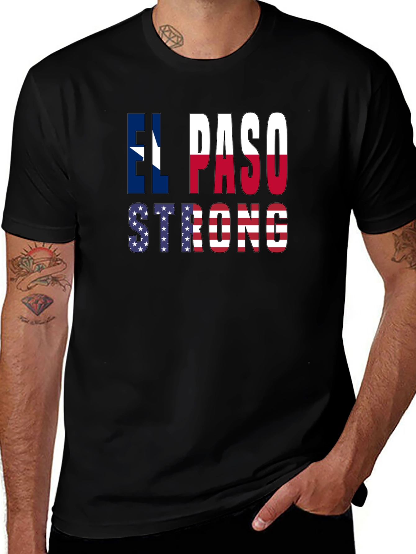 El Paso Strong Flag Graphic T-Shirt