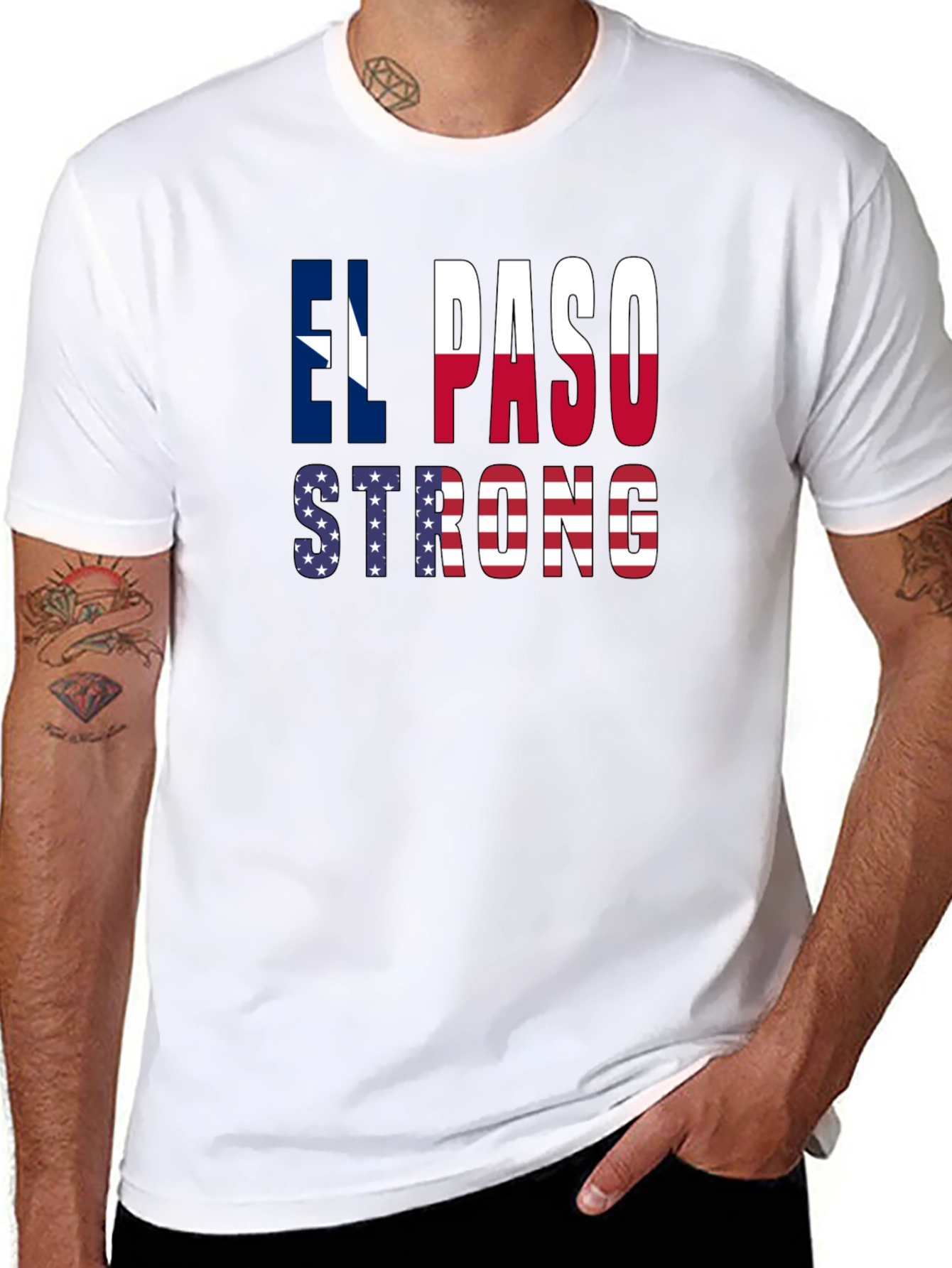 El Paso Strong Flag Graphic T-Shirt
