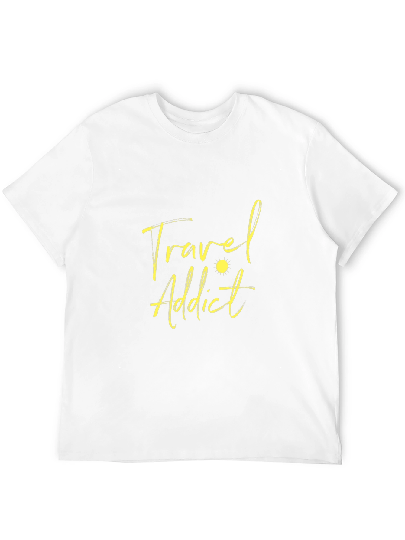 Travel Addict Graphic Tee - Black