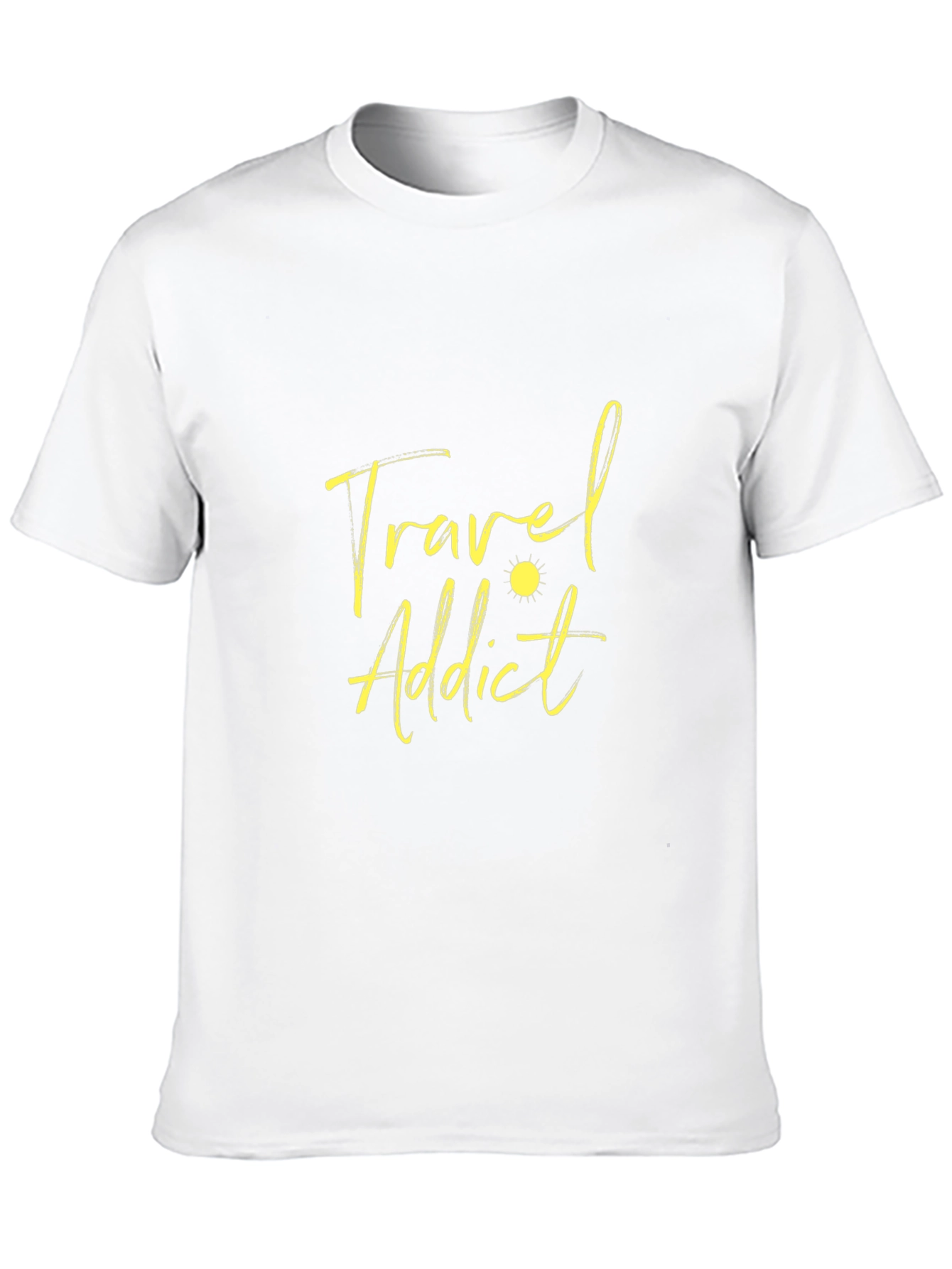 Travel Addict Graphic Tee - Black