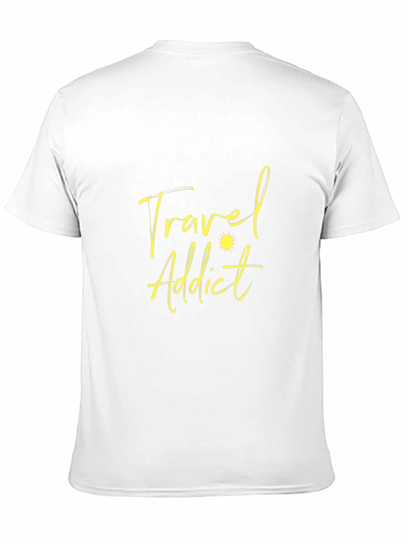 Travel Addict Graphic Tee - Black