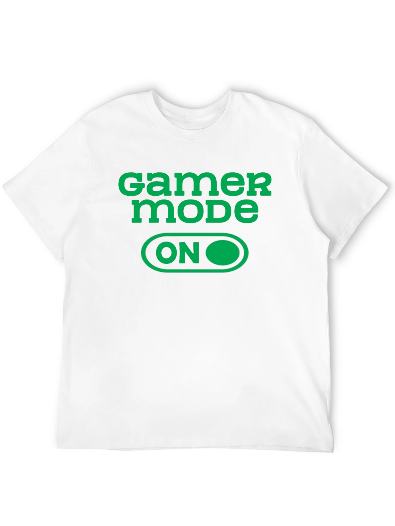 Gamer Mode ON Graphic Tee - Black Cotton T-Shirt