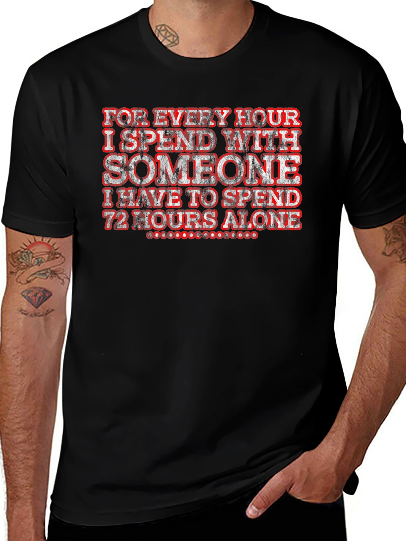 Introvert Humor Graphic T-Shirt