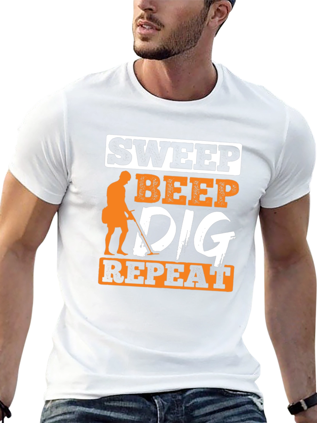 Sweep Beep Dig Repeat Black T-Shirt