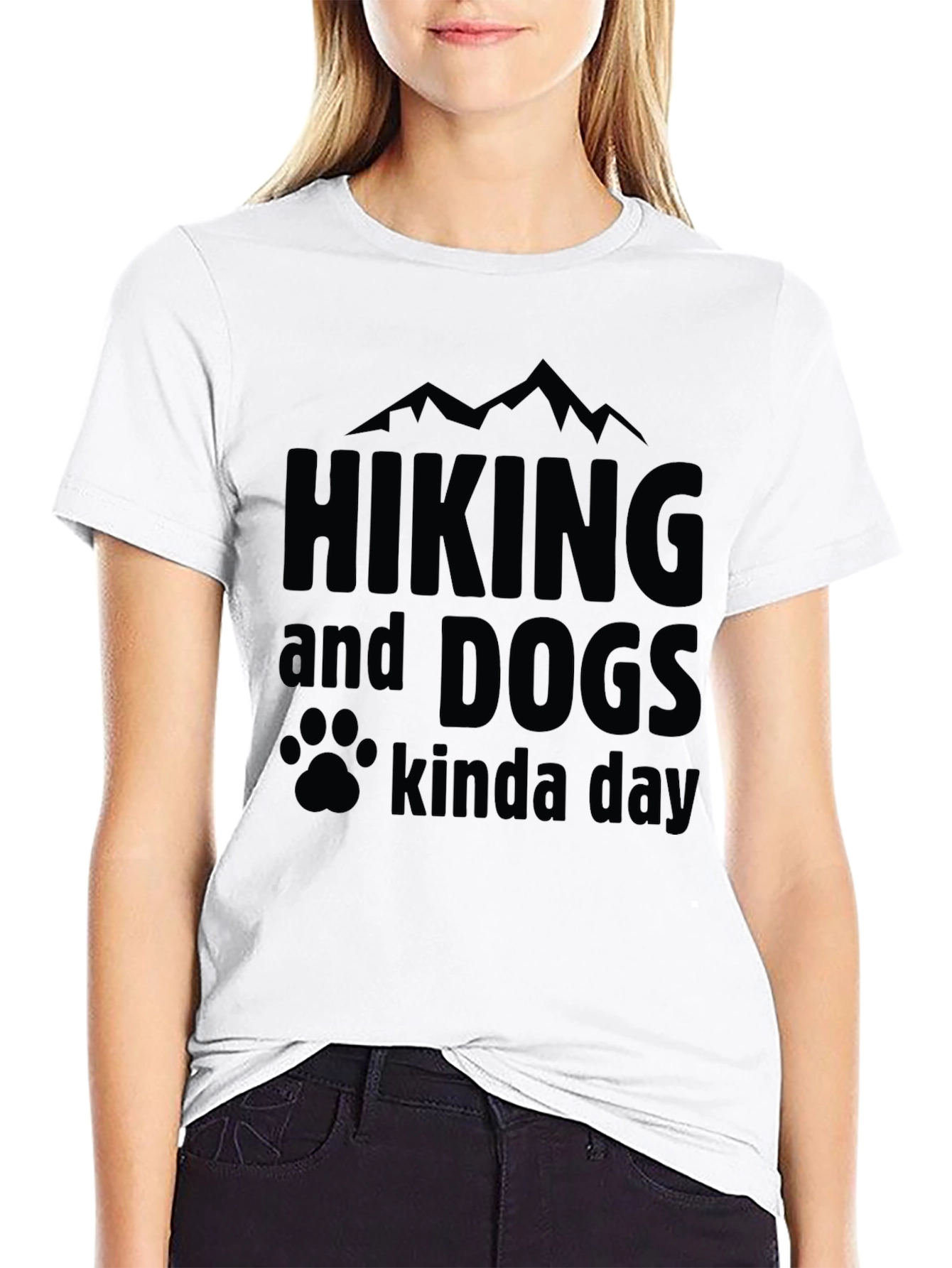 Hiking and Dogs T-Shirt - Kinda Day