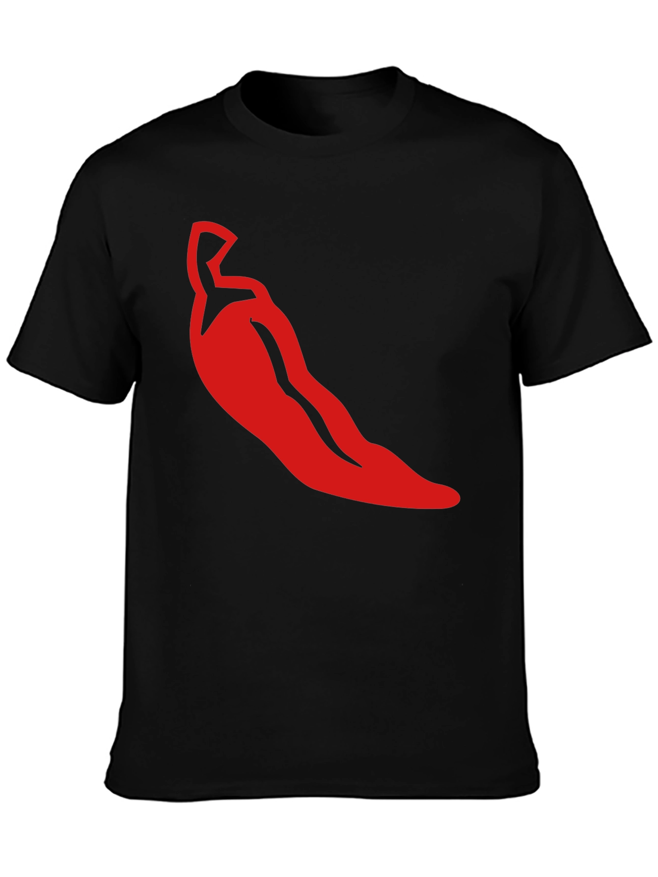 Red Chili Pepper Graphic Tee - Spicy Style!