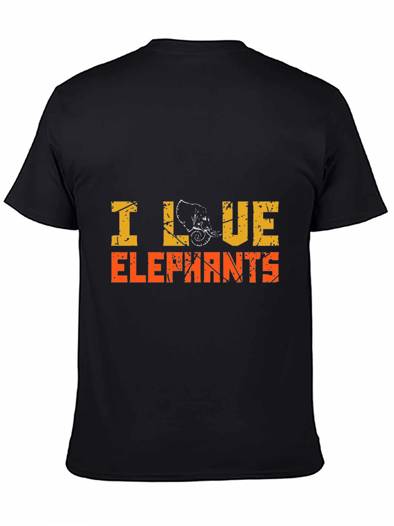 I Love Elephants Graphic Tee
