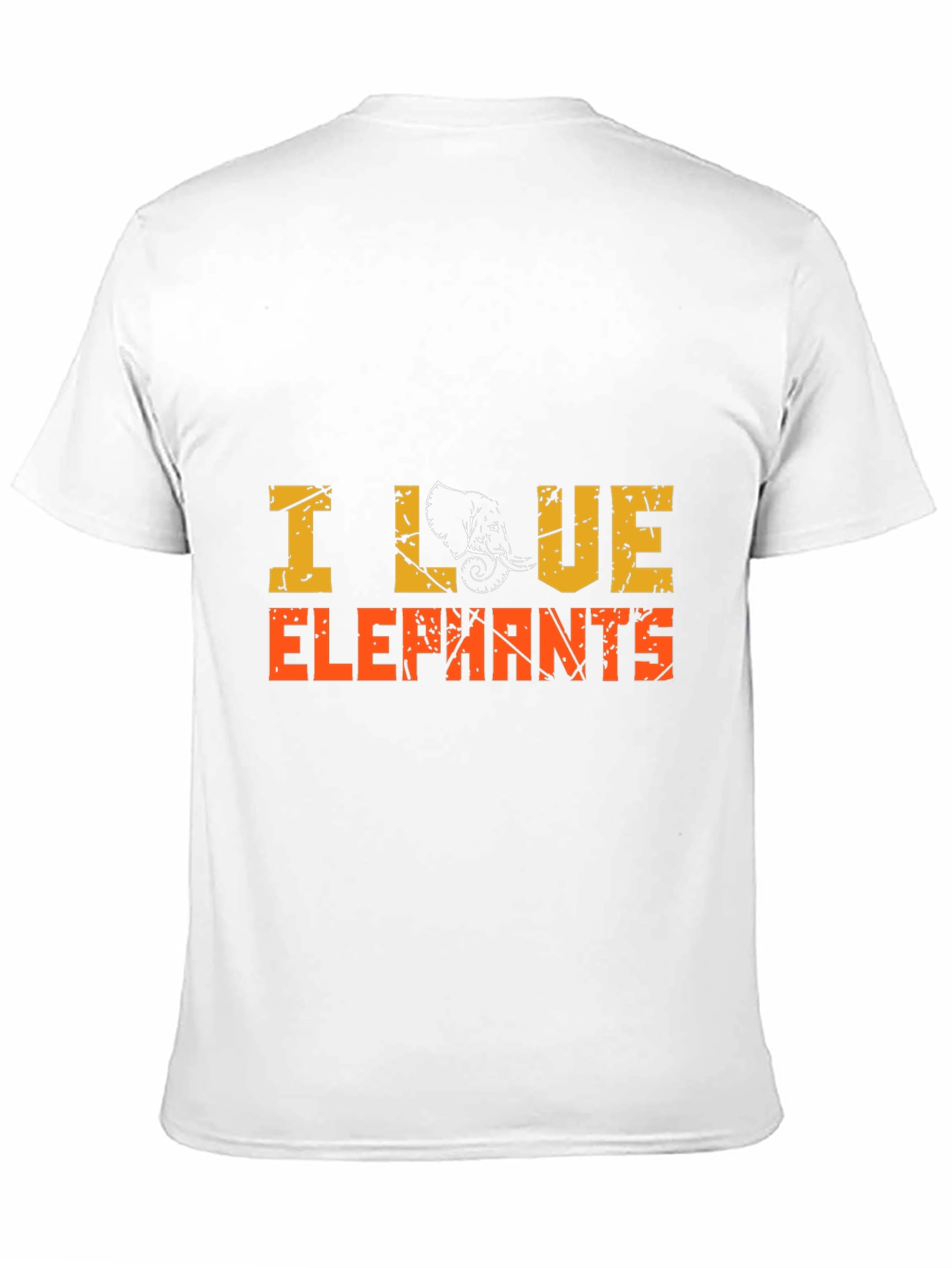 I Love Elephants Graphic Tee