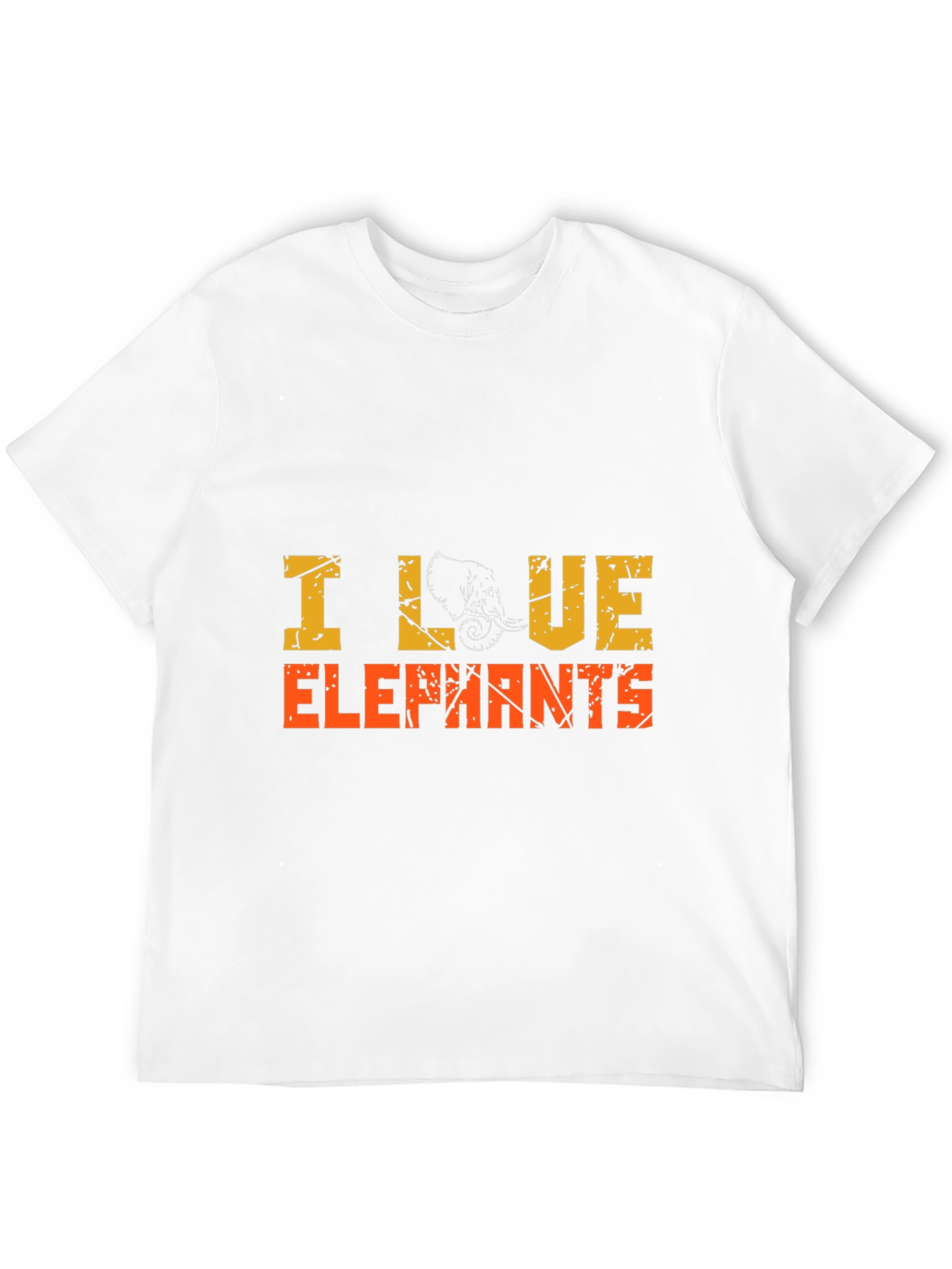 I Love Elephants Graphic Tee