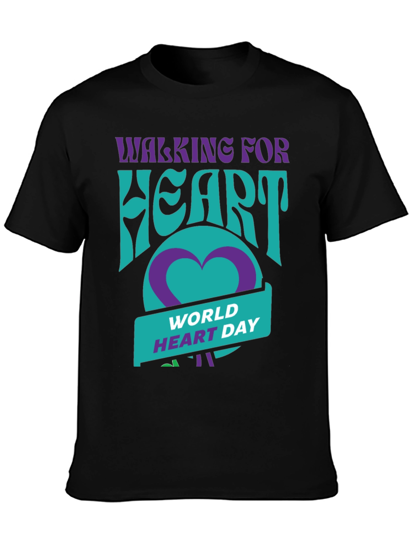 Walking for Heart World Heart Day T-Shirt