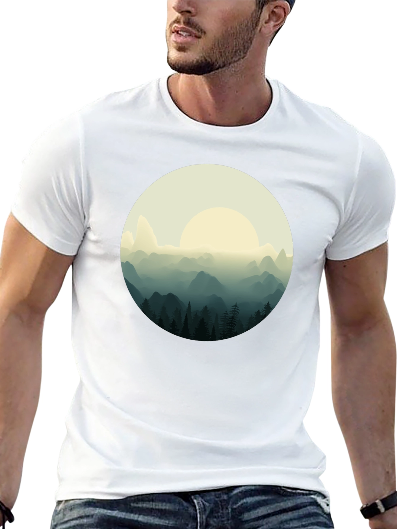 Mountain Vista Graphic Tee - Stylish Comfort