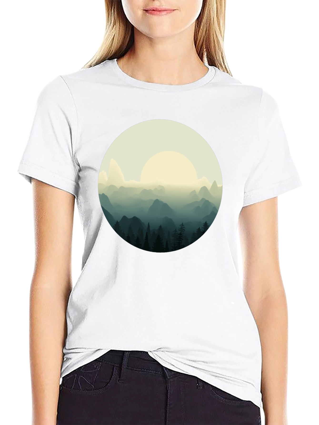 Mountain Vista Graphic Tee - Stylish Comfort