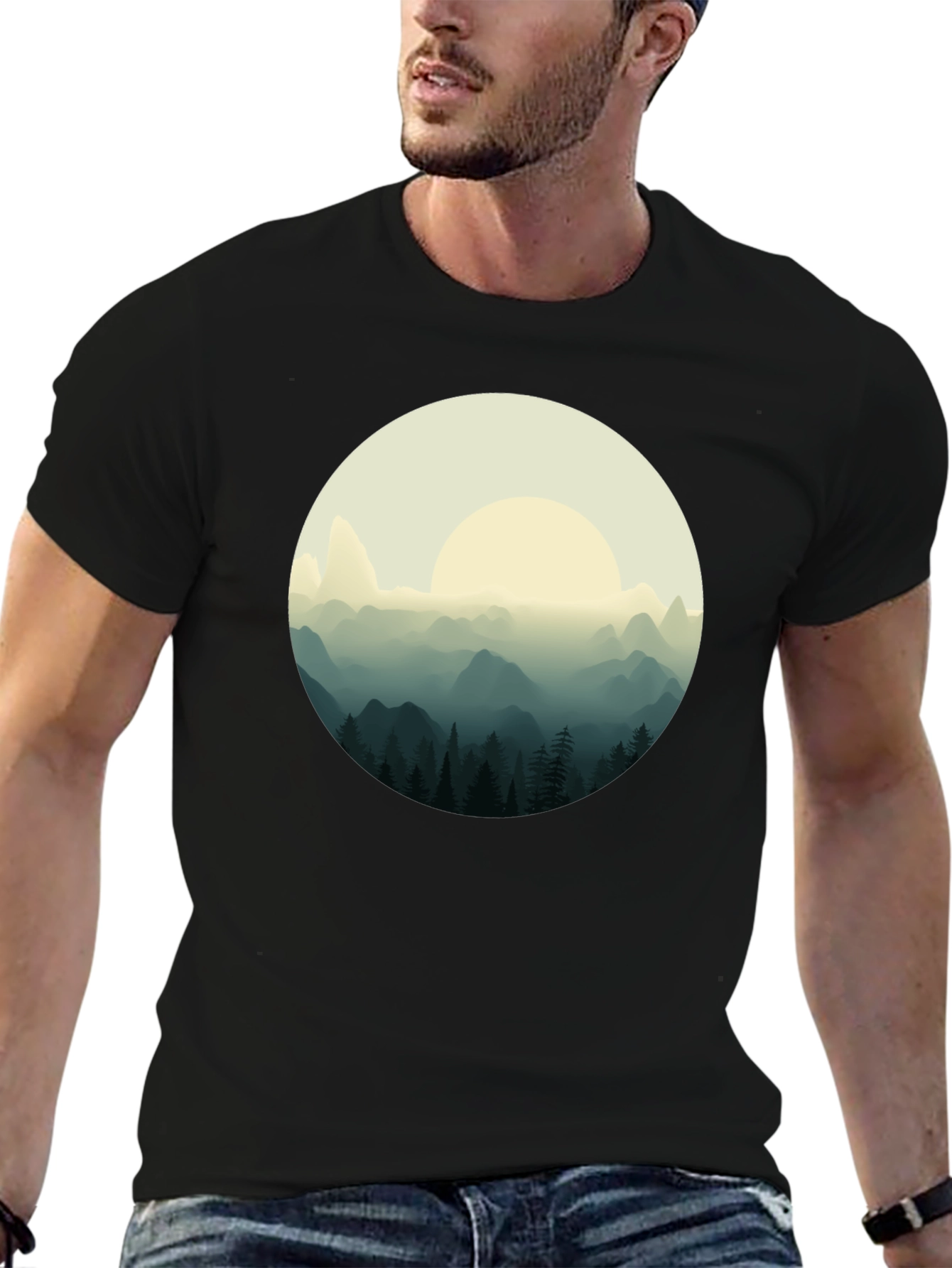 Mountain Vista Graphic Tee - Stylish Comfort