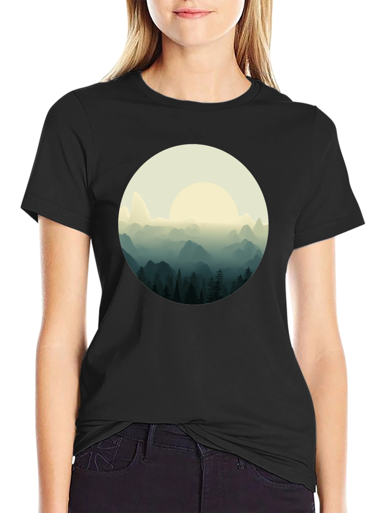 Mountain Vista Graphic Tee - Stylish Comfort