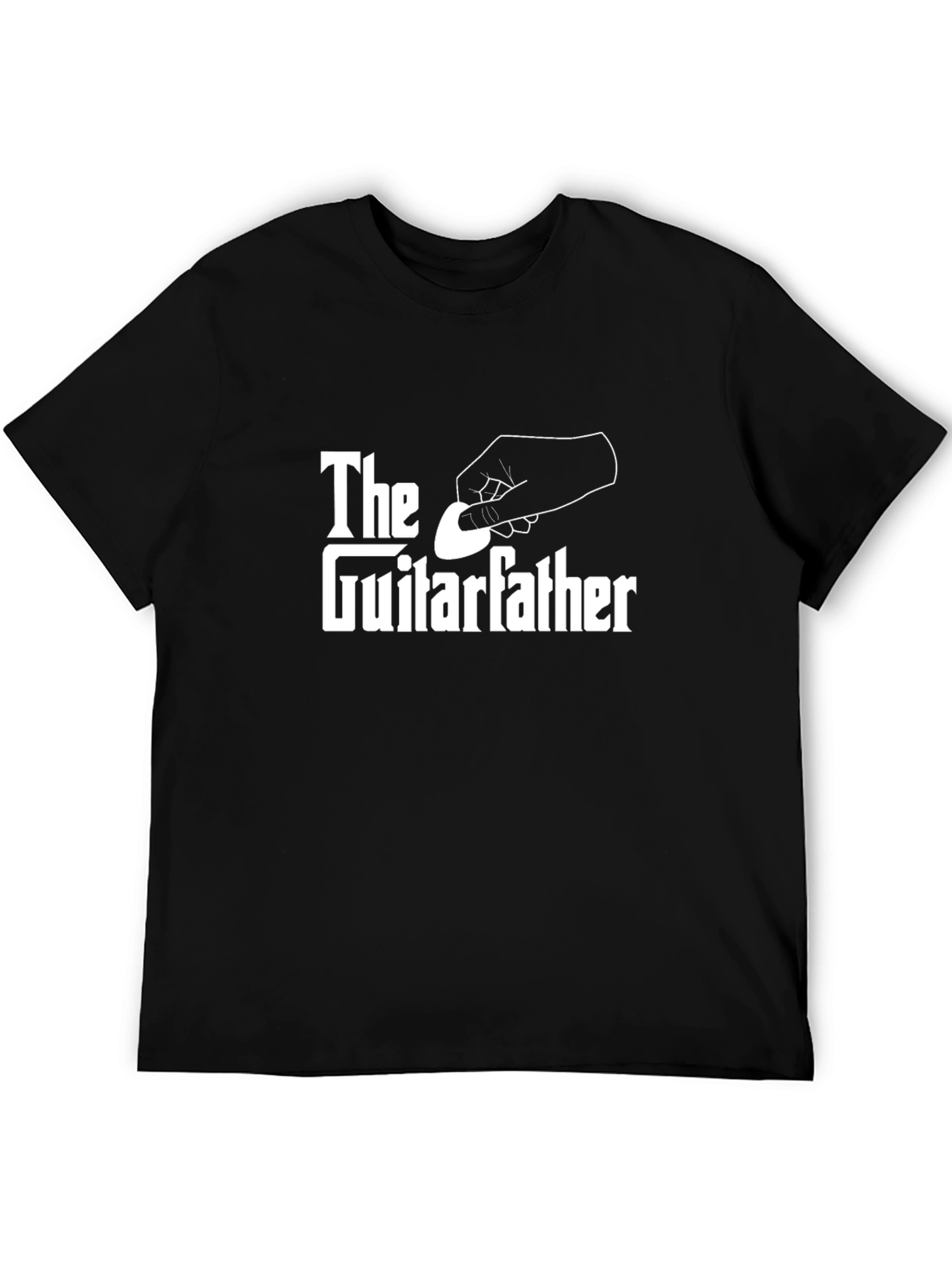 The Guitarfather Black T-Shirt Music Lover