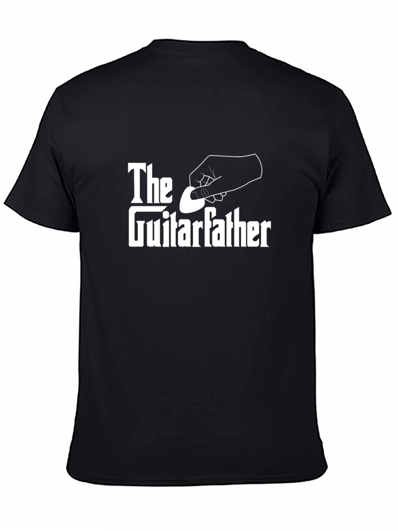The Guitarfather Black T-Shirt Music Lover
