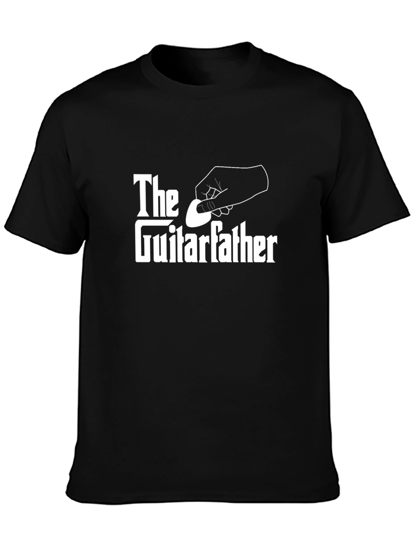 The Guitarfather Black T-Shirt Music Lover