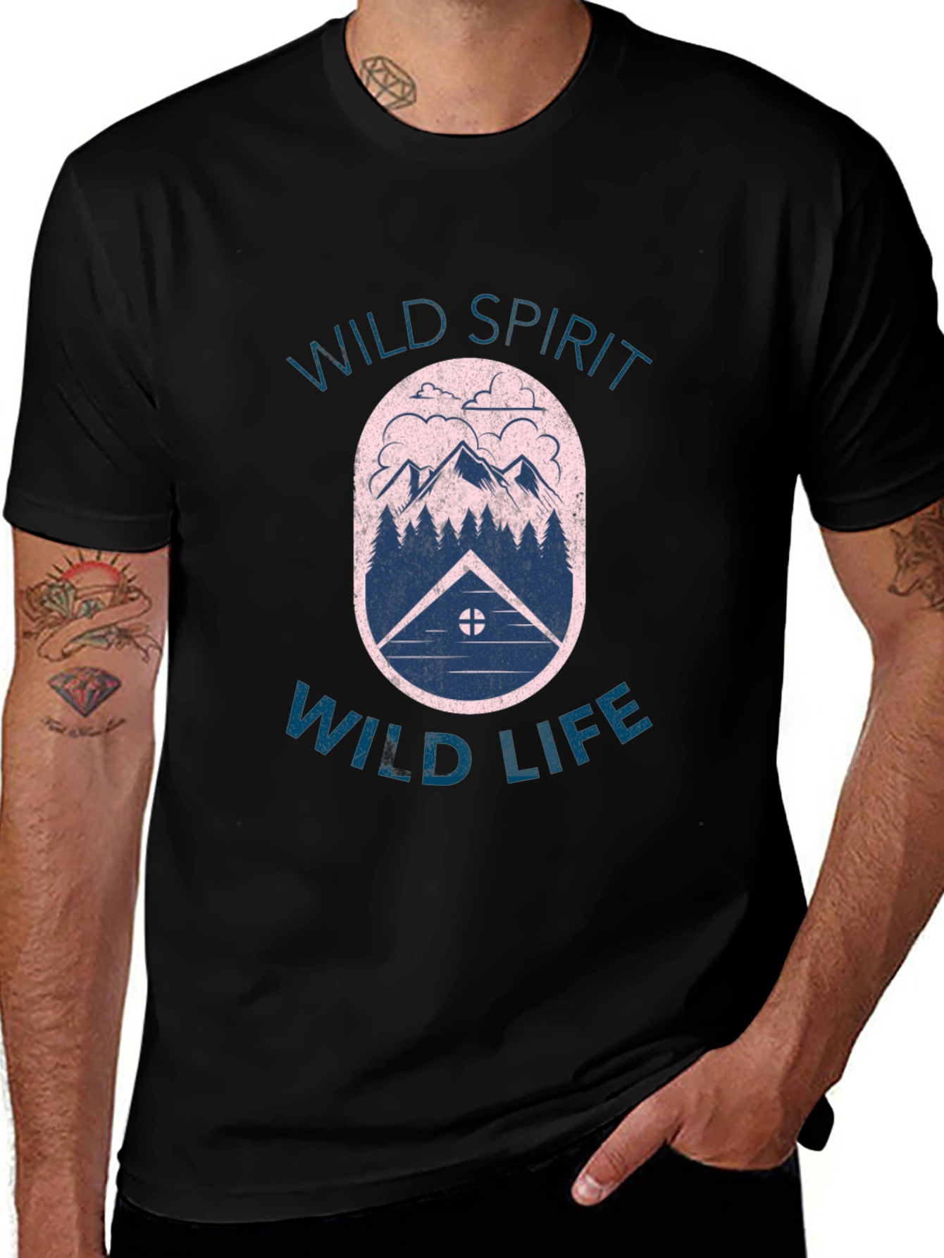 Wild Spirit Wildlife Graphic Tee - Nature Lovers T-Shirt