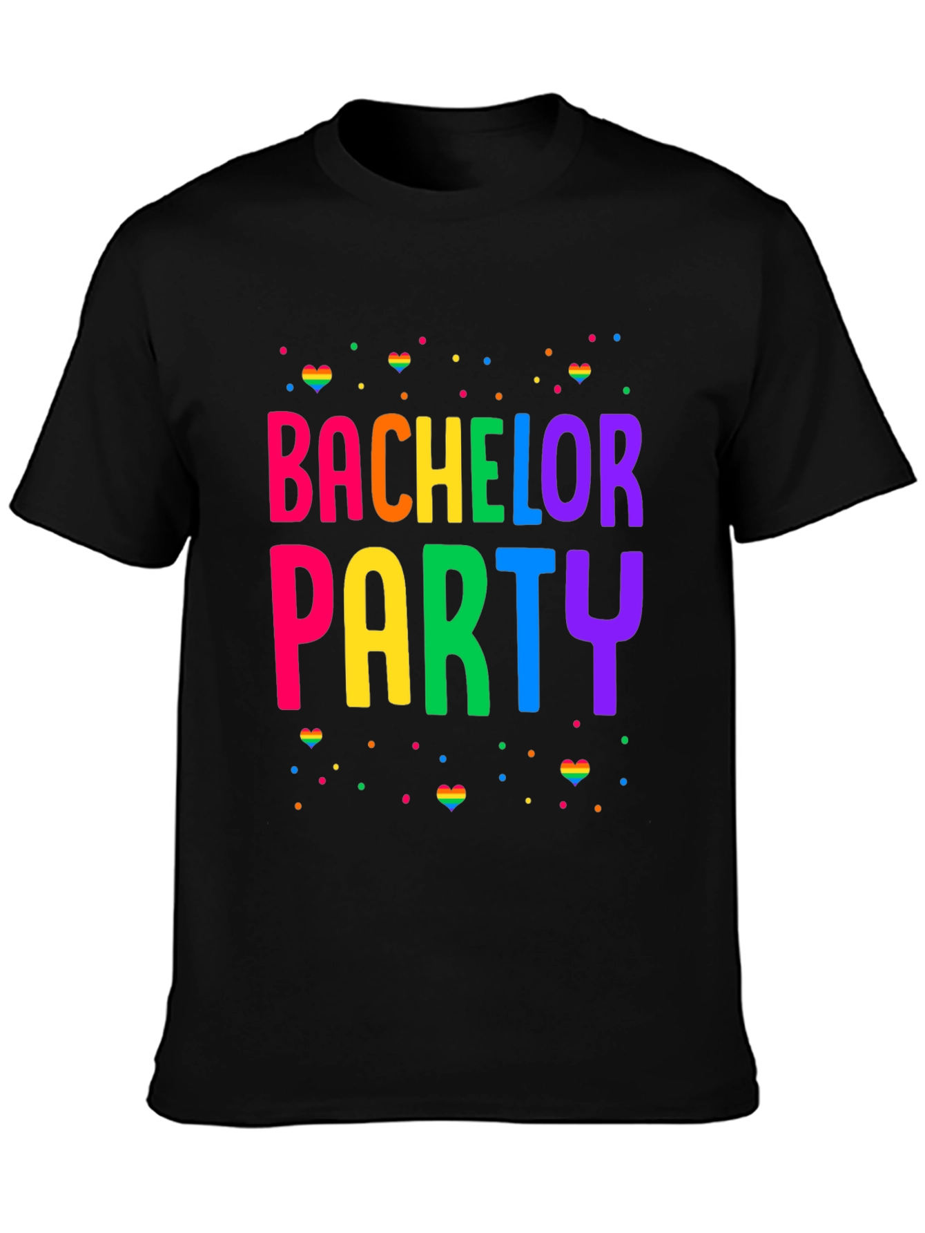 Bachelor Party Rainbow Pride T-Shirt