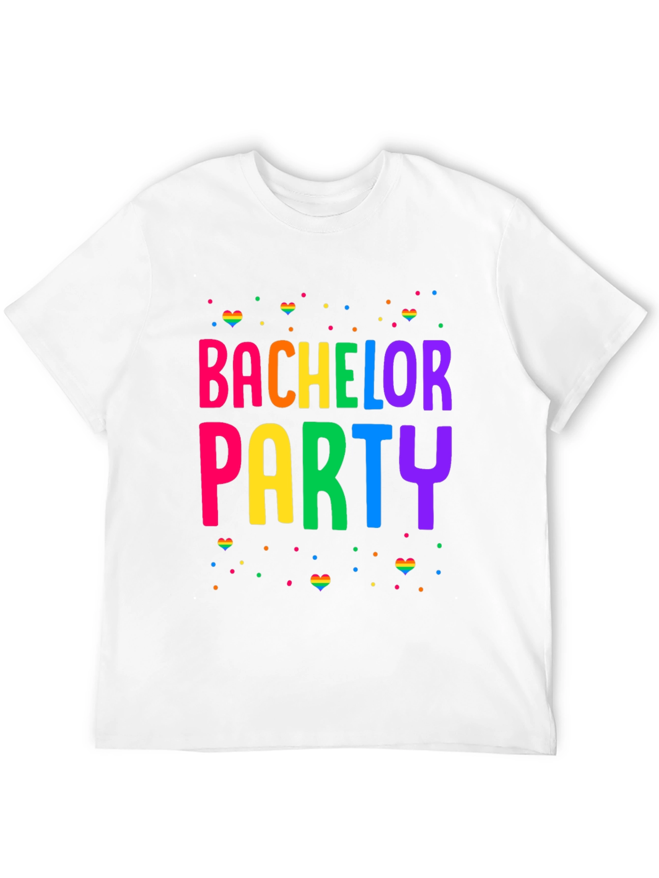 Bachelor Party Rainbow Pride T-Shirt
