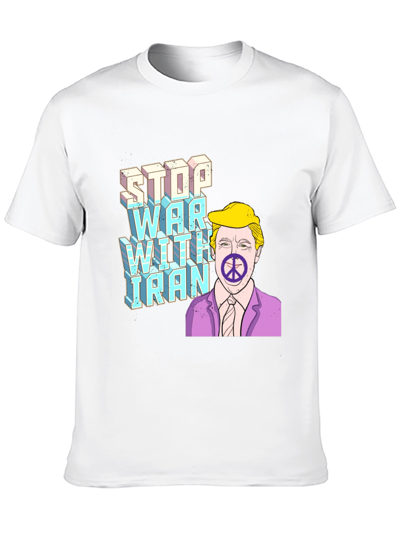 Stop War With Iran Graphic T-Shirt