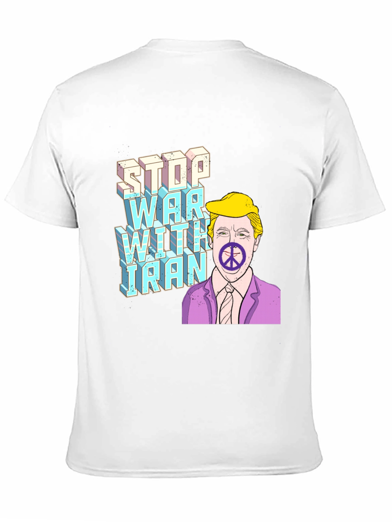 Stop War With Iran Graphic T-Shirt
