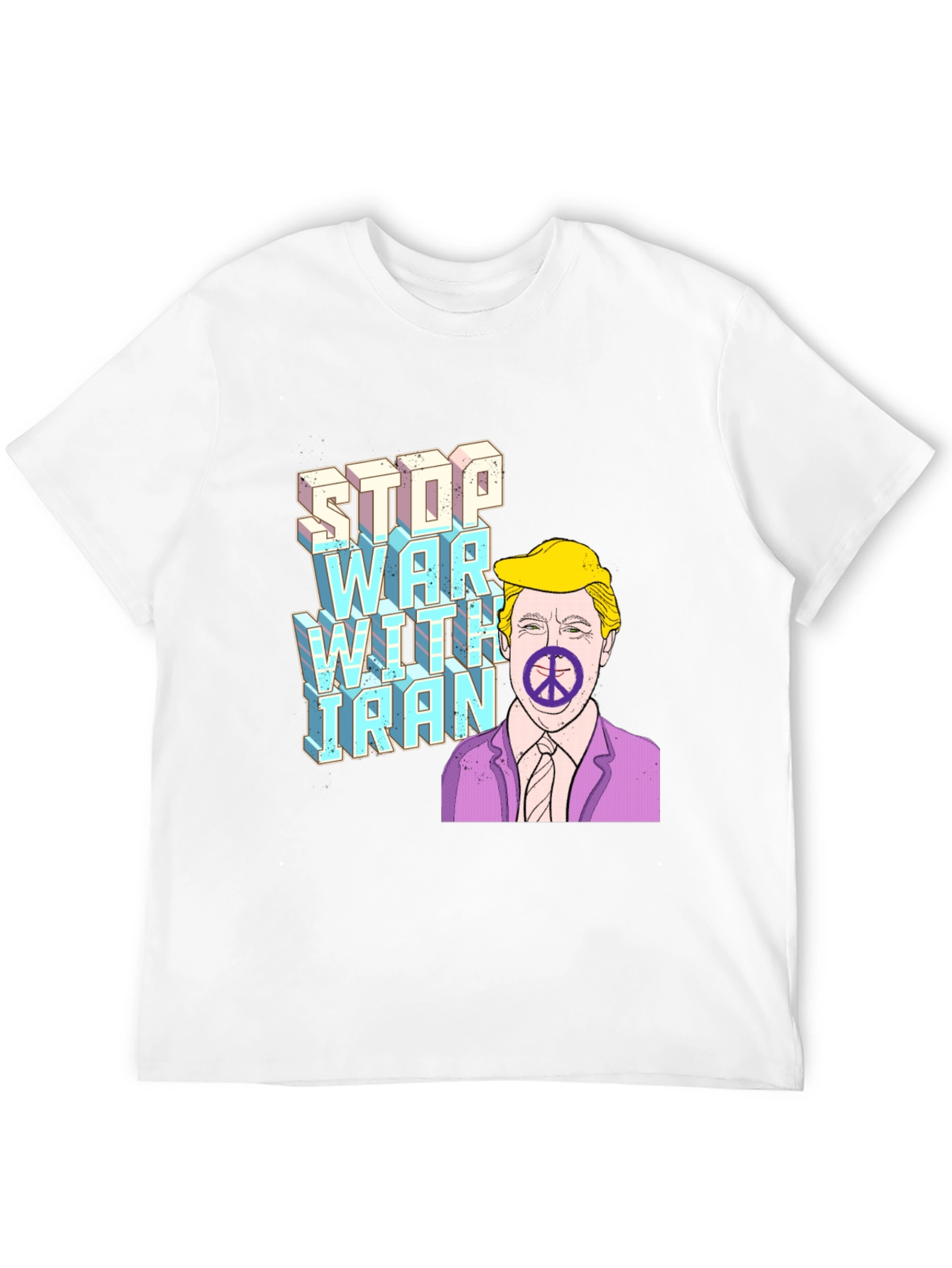 Stop War With Iran Graphic T-Shirt