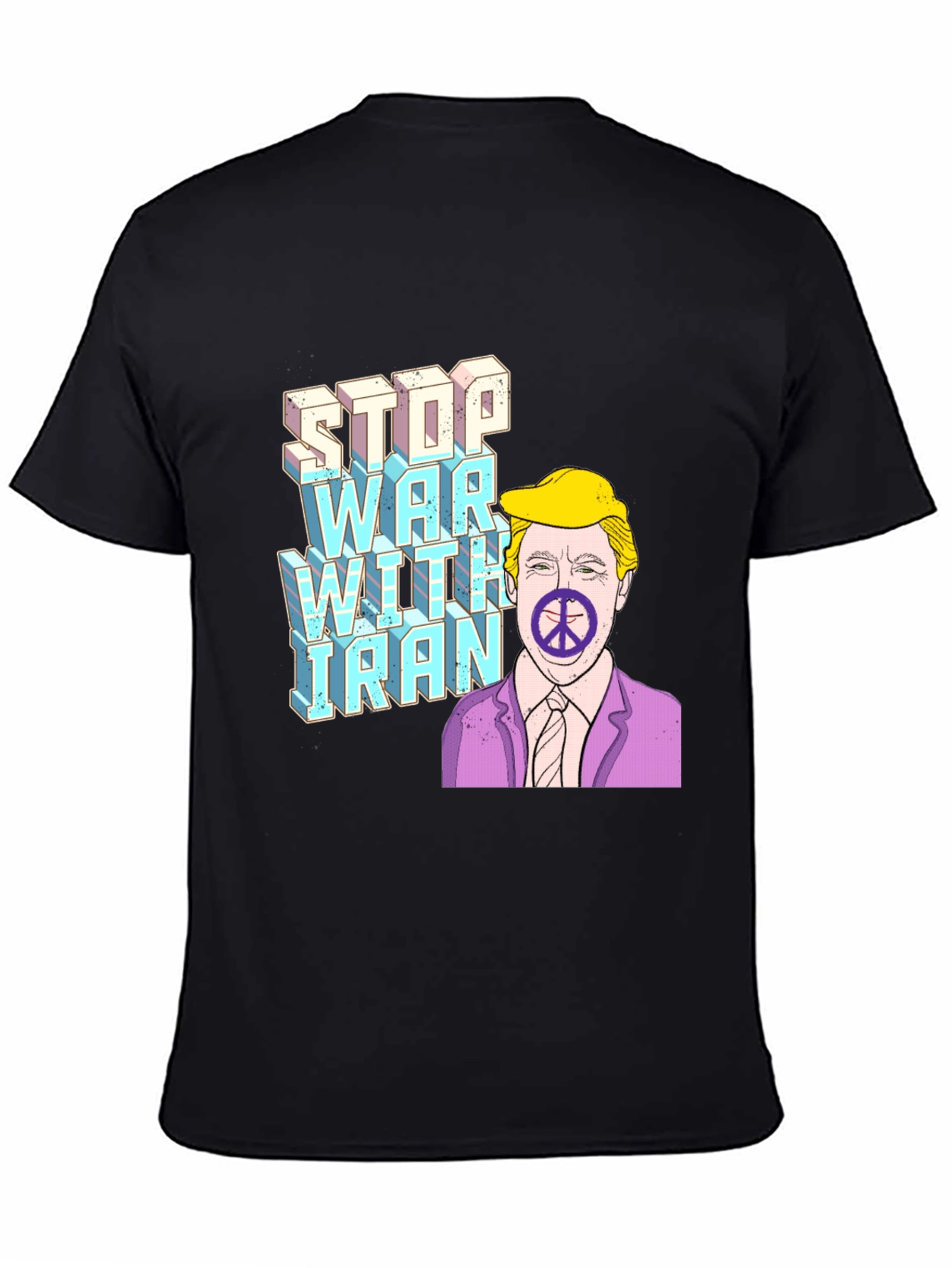 Stop War With Iran Graphic T-Shirt