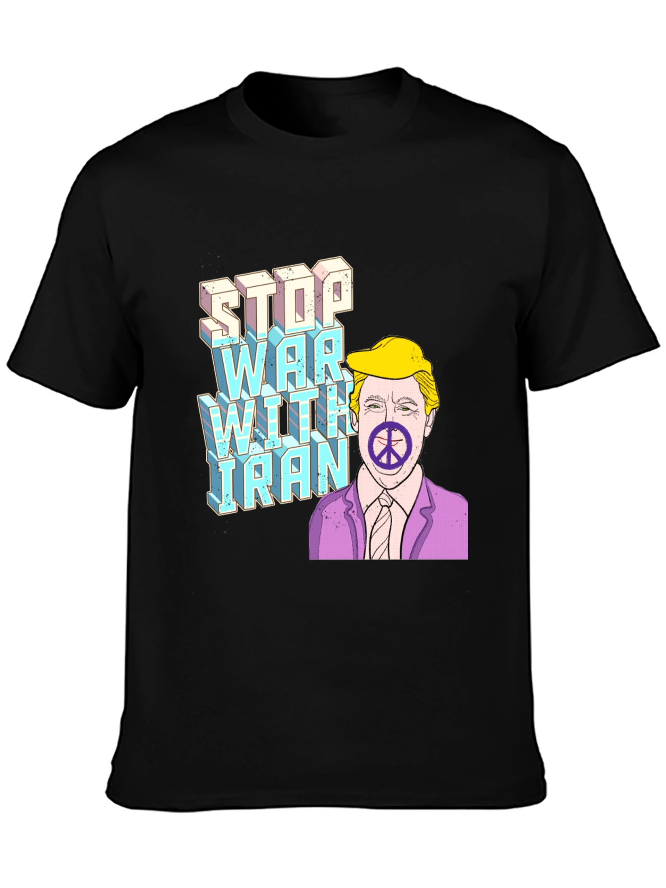 Stop War With Iran Graphic T-Shirt