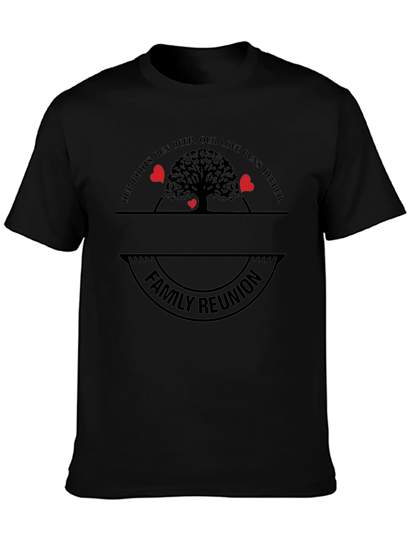 Family Reunion T-Shirt Roots Run Deep Design