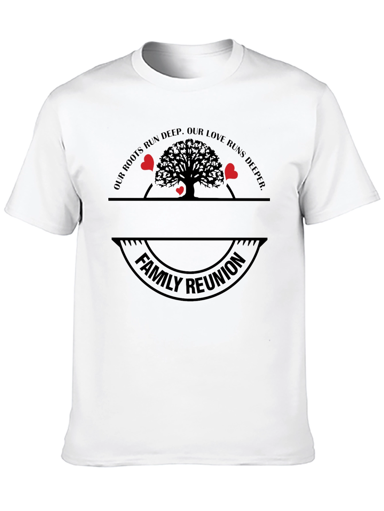 Family Reunion T-Shirt Roots Run Deep Design