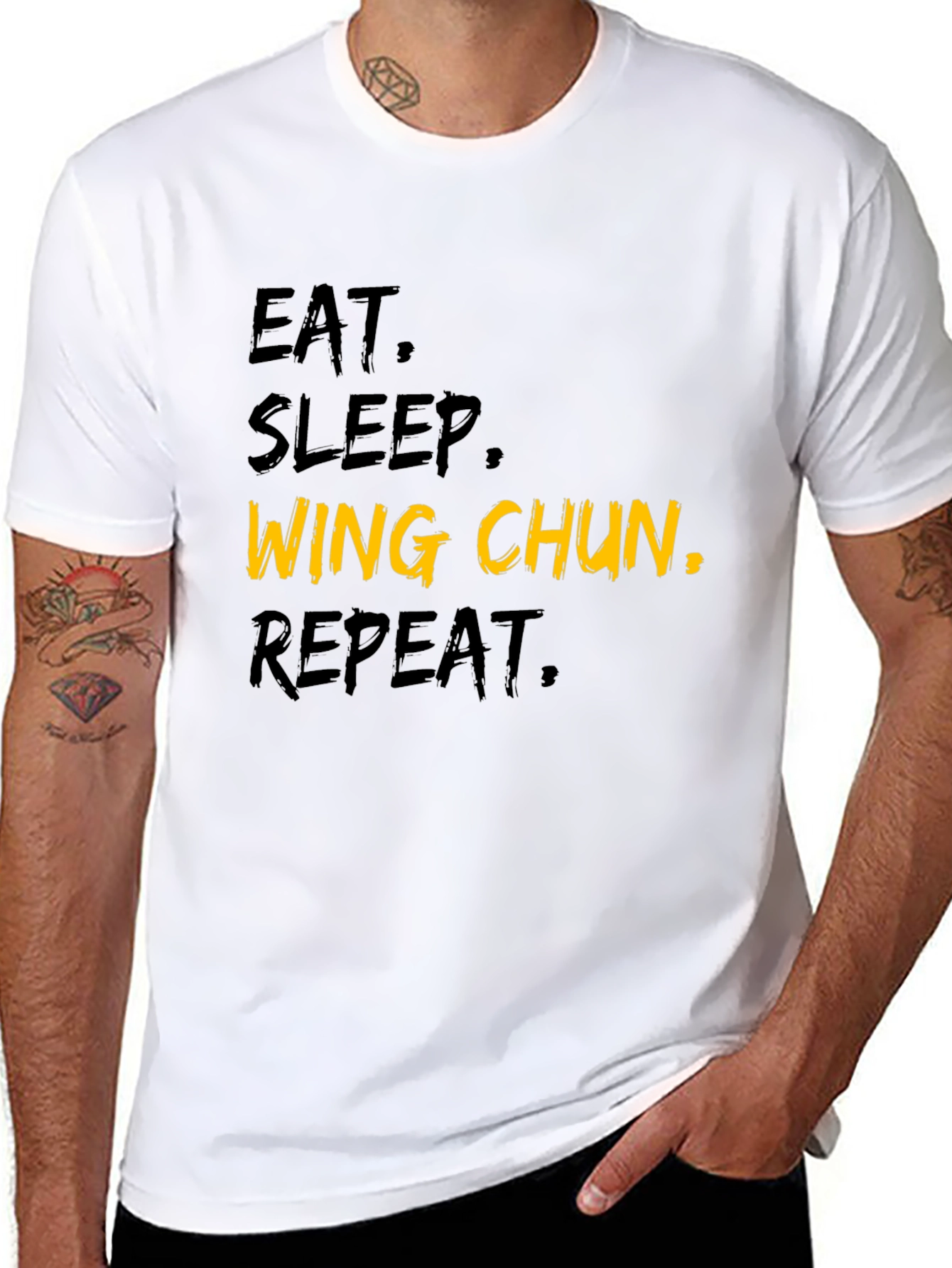 Eat Sleep Wing Chun Repeat T-Shirt