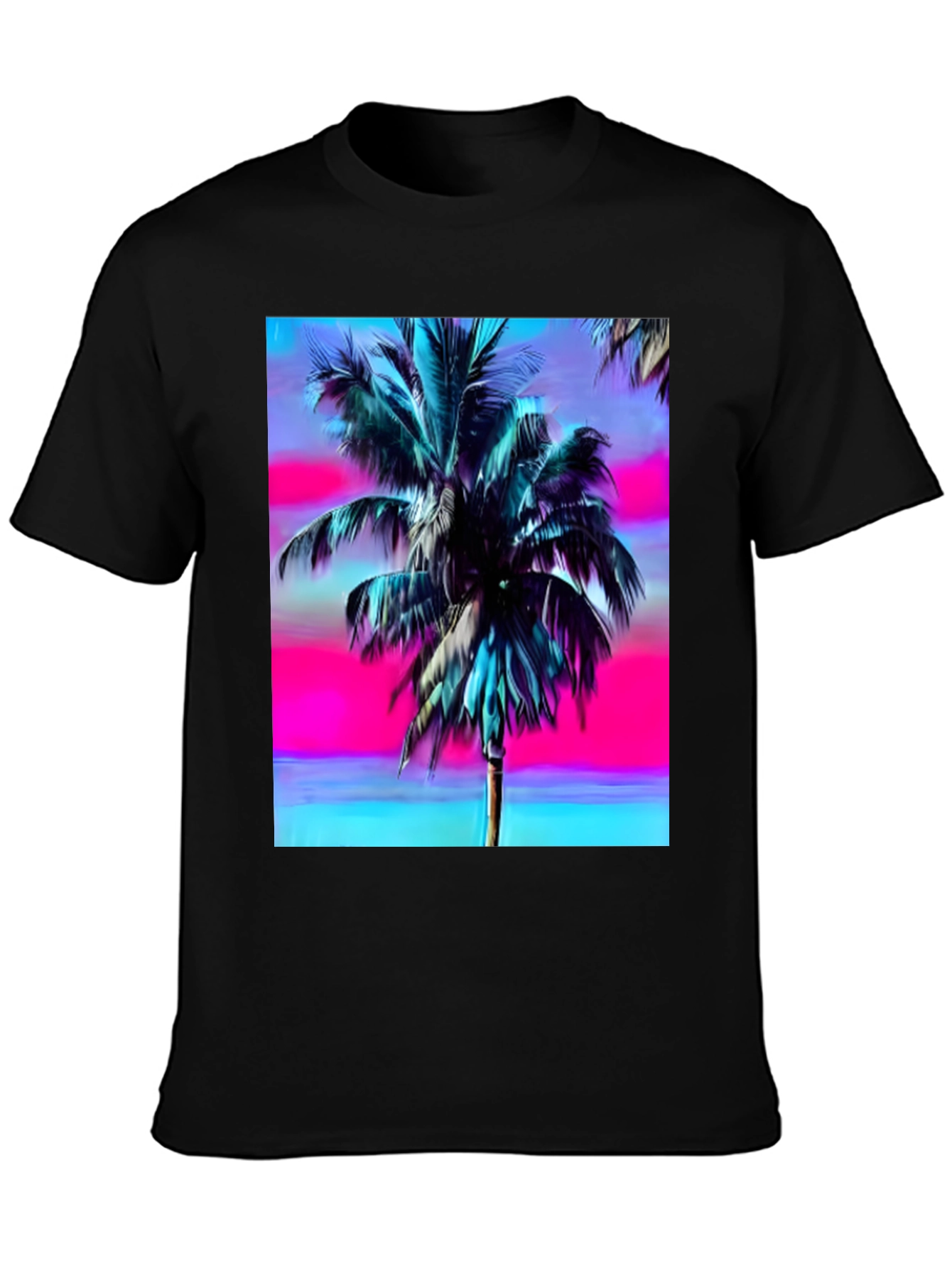 Vaporwave Palm Tree T-Shirt