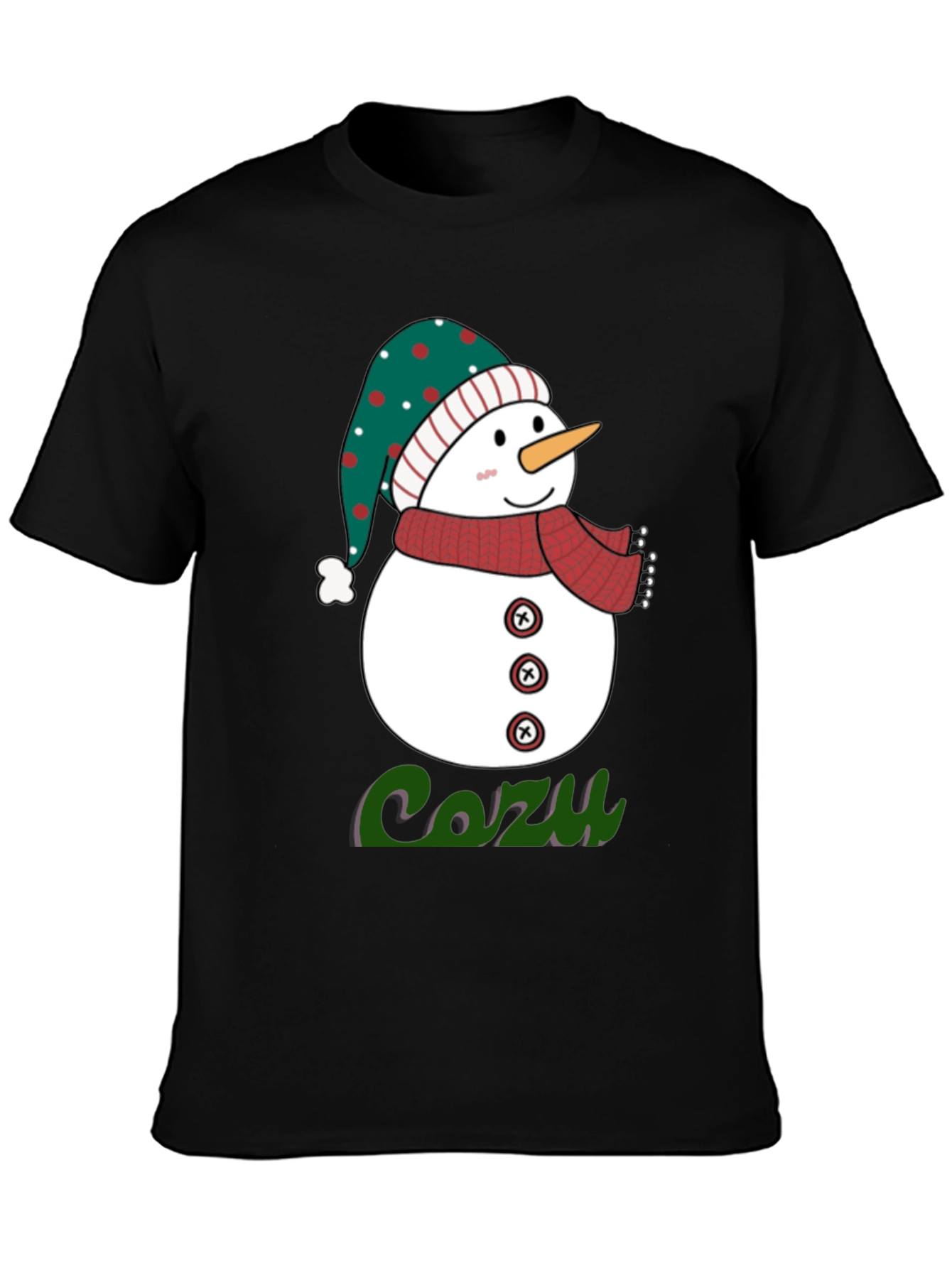 Cozy Snowman Graphic Tee
