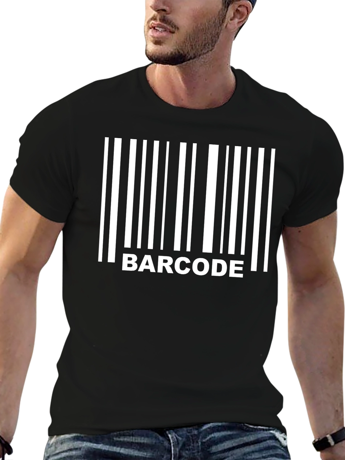 Barcode Graphic Tee - Funny Novelty T-Shirt