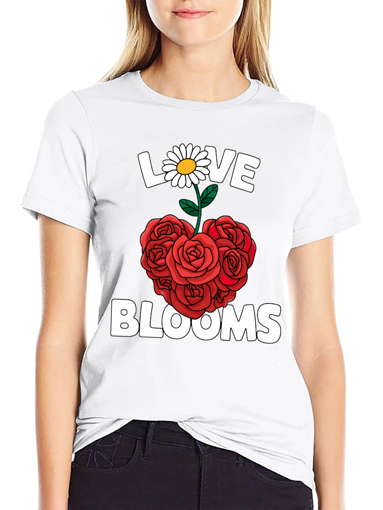Love Blooms Graphic T-Shirt