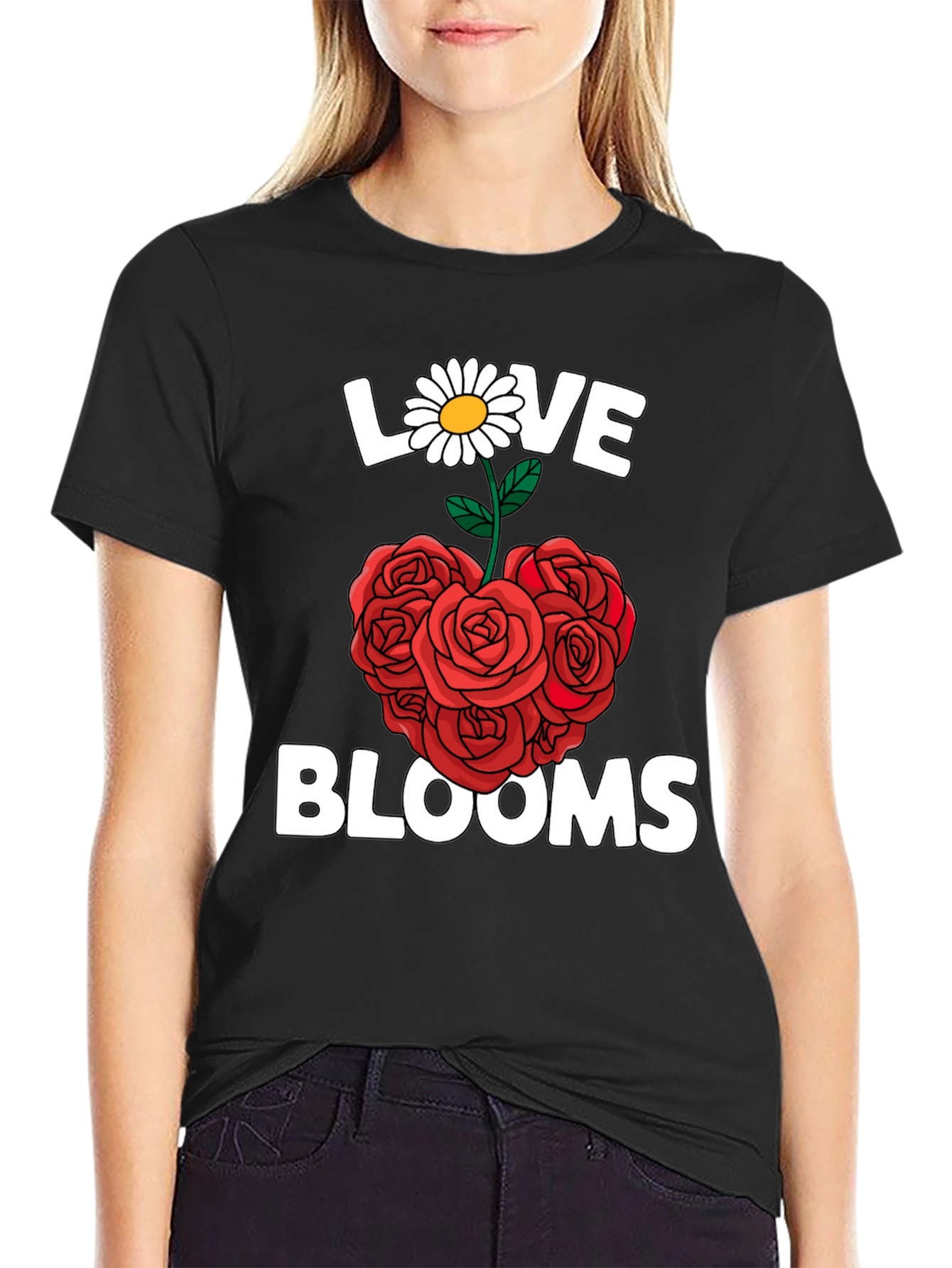 Love Blooms Graphic T-Shirt