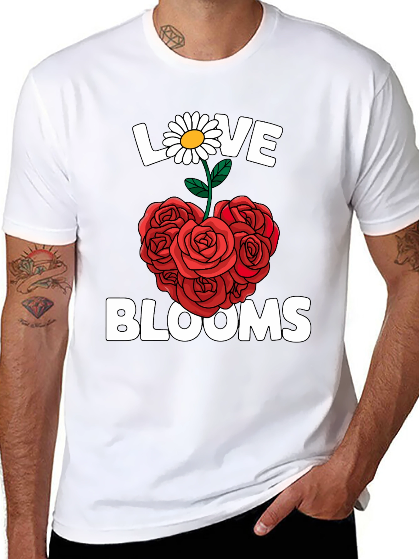 Love Blooms Graphic T-Shirt