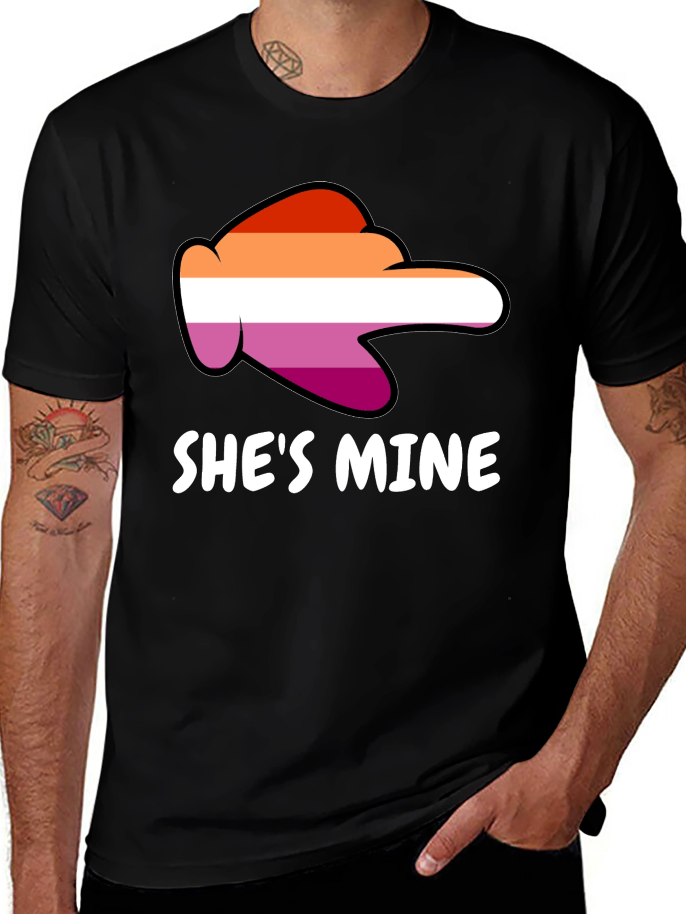 Shes Mine Lesbian Pride T-Shirt